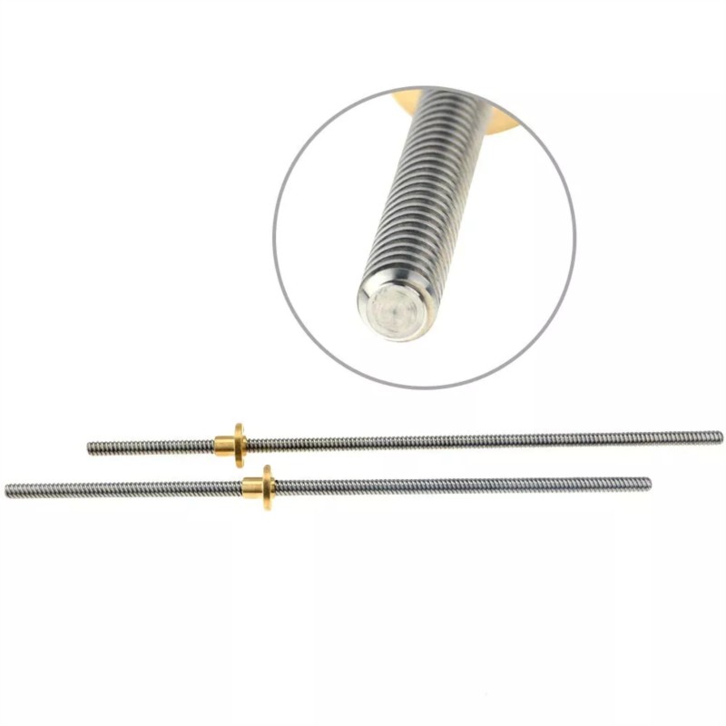 Parafuso de chumbo t8 tr8, 2 p - Lead Screw 8Mm avaliação e preço