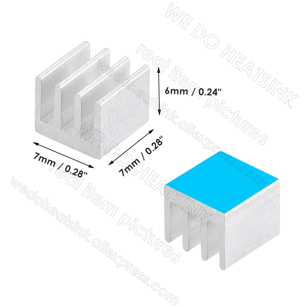 NOSSO HEATSINK: 50 Peças/Lote, - Aluminium Extrusion avaliação e preço