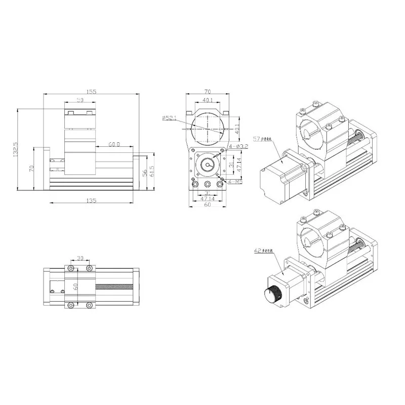 Módulo de eixo z cnc 3018 com  - 3018 Aluminium Cnc avaliação e preço