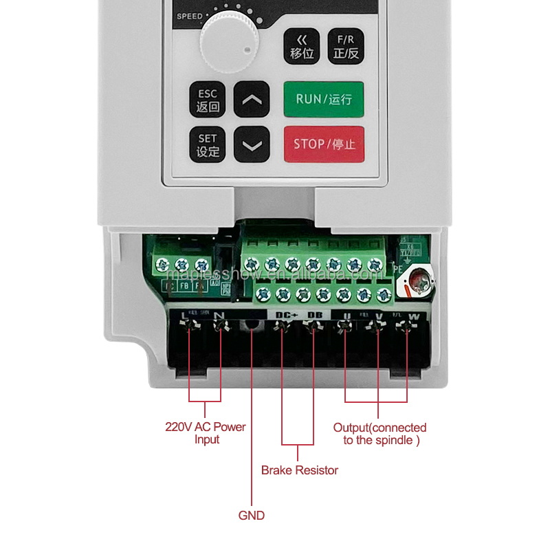 Inversor 1.5kw 110v/220v/380va - Spindle Motor avaliação e preço