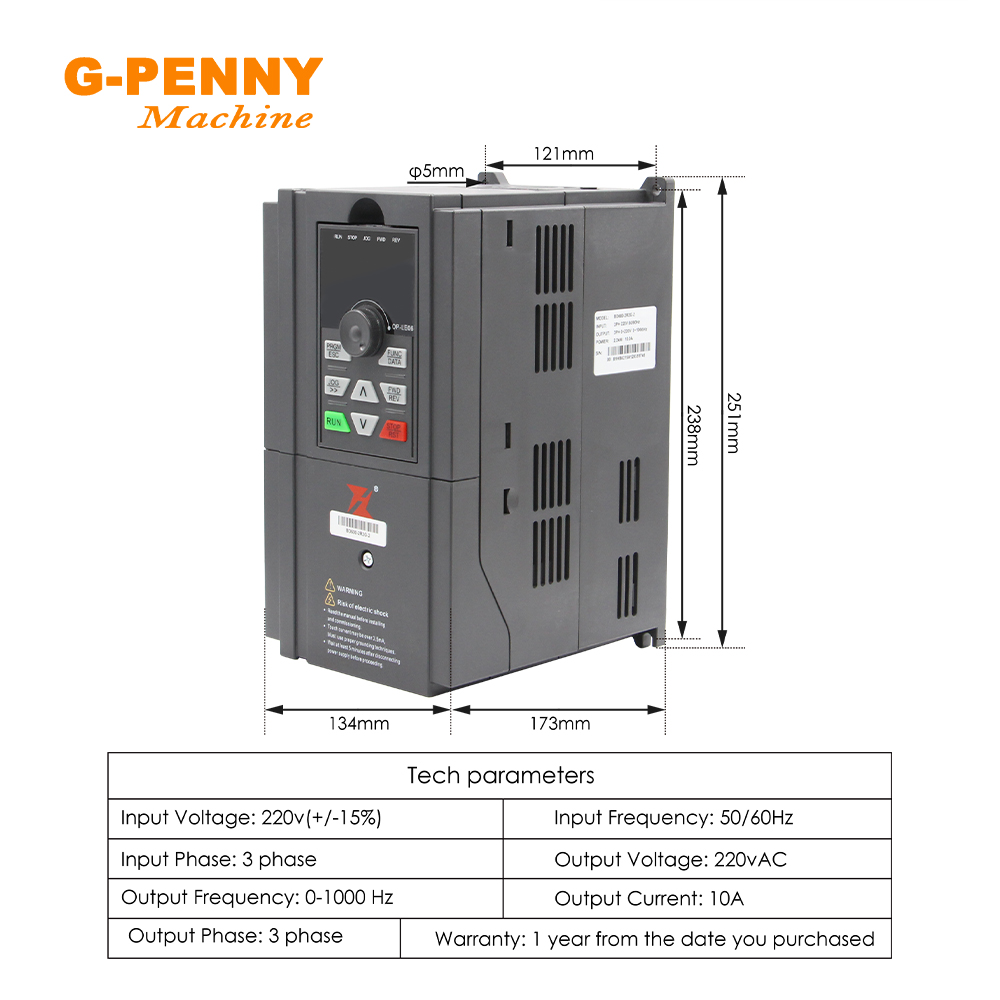 G-penny 2.2kw motor de eixo re - Water Cooled Spindle avaliação e preço