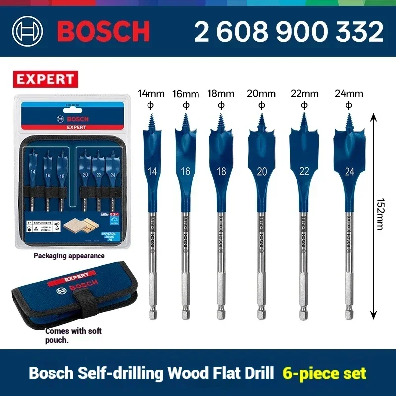 Kit de Brocas para Madeira Bos - Drill Bit Set avaliação e preço